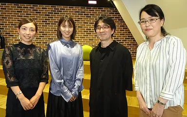 登壇者(左から)、池田佳乃子氏、三原勇希氏、馬場正尊氏、桑原晴代氏