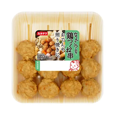 なんこつ入り鶏つくね串〔商品画像〕