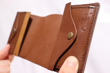 ミニ財布内側(ブラウン)