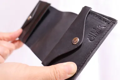 ミニ財布内側(ブラック)