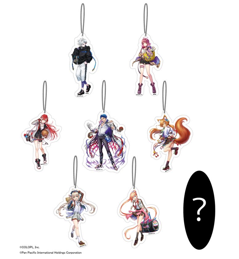 白猫プロジェクト ジン アクリルキーホルダー アクキー コラボ缶 ウーロン茶 白猫プロジェクト ジン アクリルキーホルダー アクキー コラボ缶