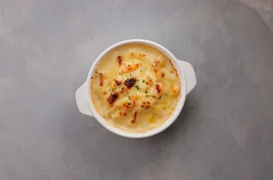 海老とチキンのマカロニグラタン（530円）