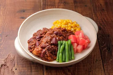 チキンのチリビーンズ（650円）