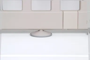 床にしっかりフィットする滑り止め