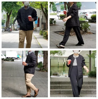 外出時の着用画像イメージ