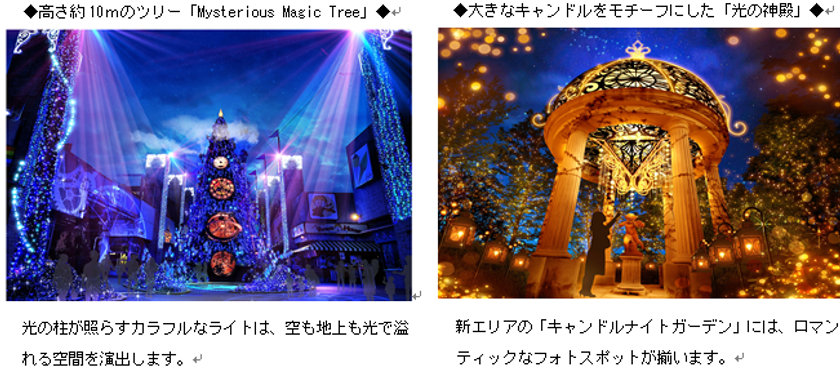 光の遊園地　 11月7日（土）開幕