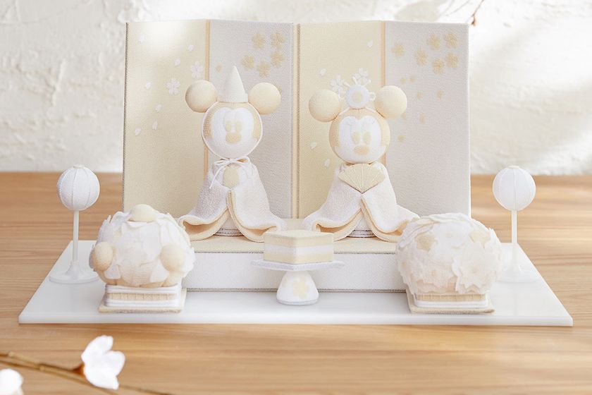 ベルメゾン
おしゃれでモダンなディズニーキャラクターのお雛様
夢み屋とコラボレーション
京都の職人が作るちりめんお雛様
「ミッキー&ミニー」
10月16日より注文受付開始