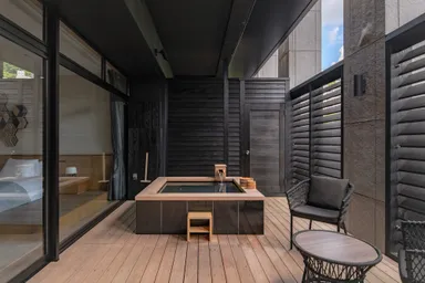 【客室露天風呂】『SANA』露天風呂付客室／ワイドルーム-80平米-