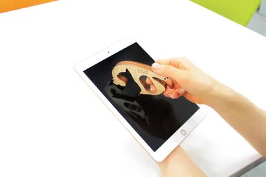 静電式タッチパネルの操作