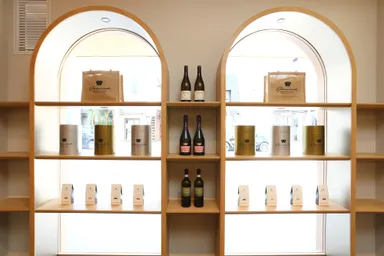 開放感のある店内