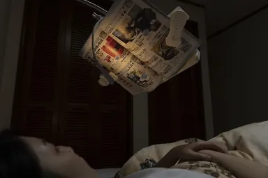 ブックライト付きで夜更かし読書も◎