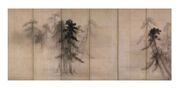 国宝　松林図屏風(右隻)　長谷川等伯筆　安土桃山時代・16世紀　 東京国立博物館蔵