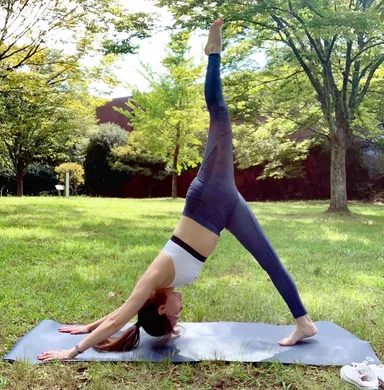 デニムライク レギンス　着用イメージ9