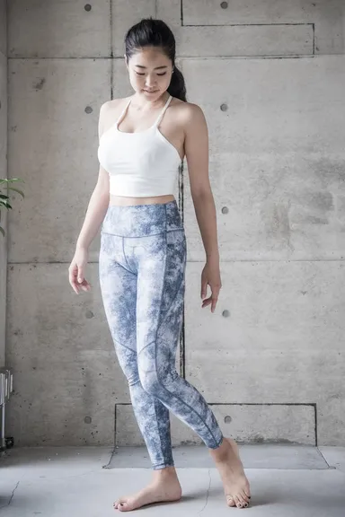 デニムライク レギンス　着用イメージ10