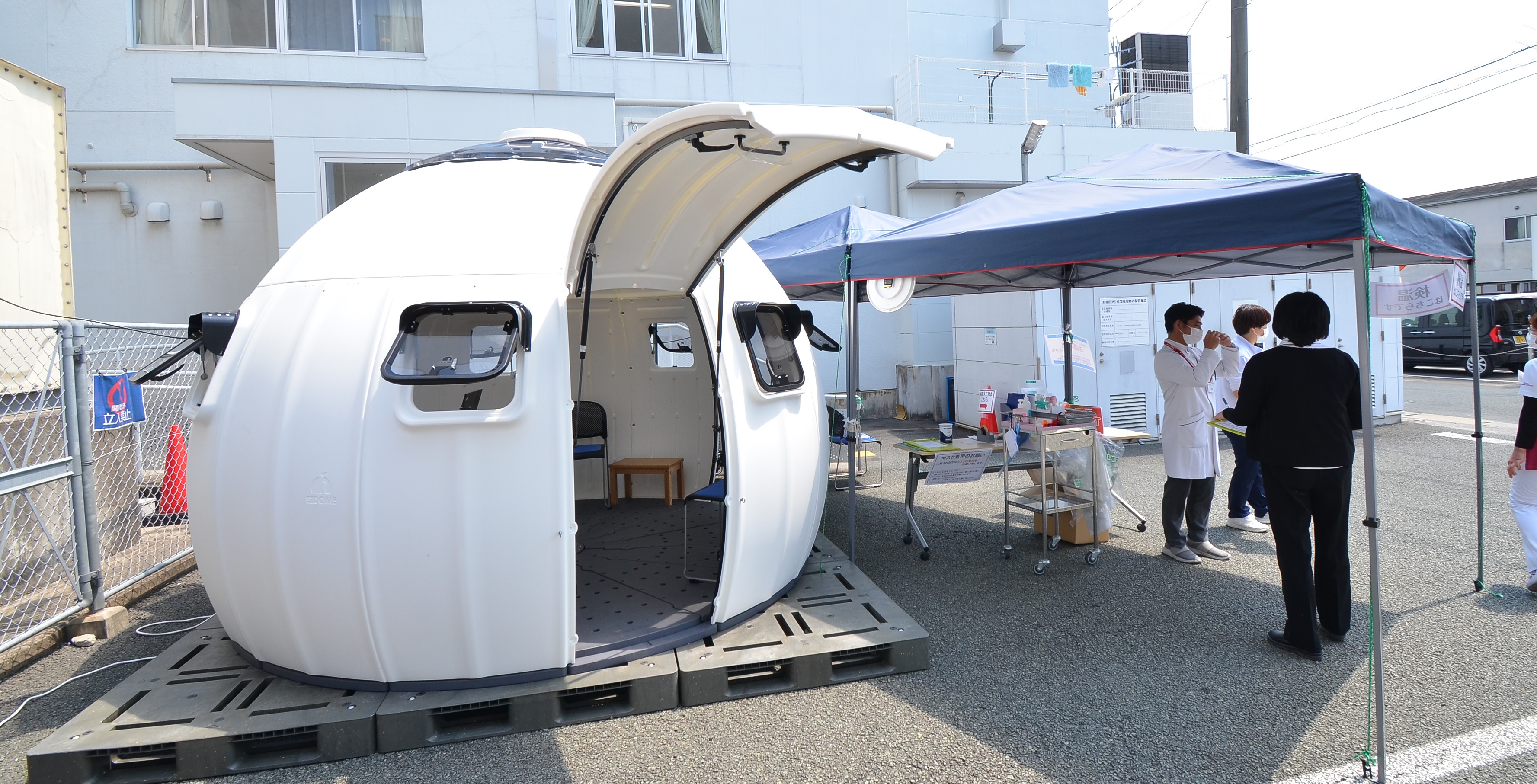 Withコロナ時代の医療現場で導入急増中「イージードーム ハウス(EZDOME