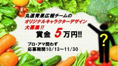 青果物仲卸業界売り上げ日本一「丸進青果株式会社」広報チームがオリジナルキャラのデザイン大募集キャンペーンを開催！＜期間：10月13日～11月30日＞