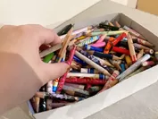 短くなった鉛筆がたくさん
