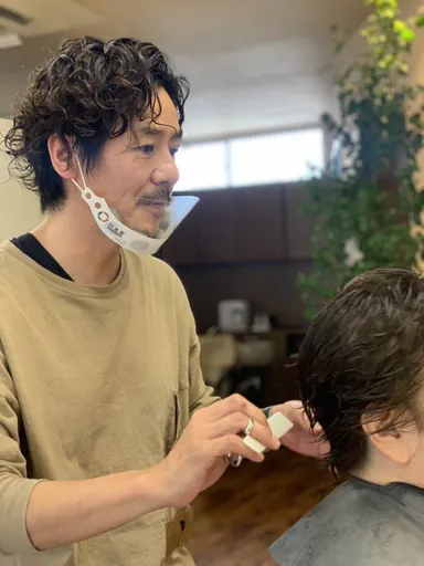 ミエールエコクリアマスク着用イメージ