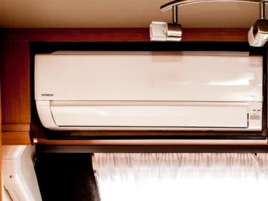 エアコンで快適に過ごせます