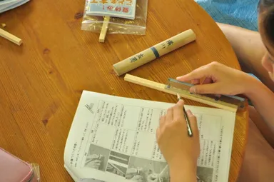 過去のお箸づくりの様子(1)