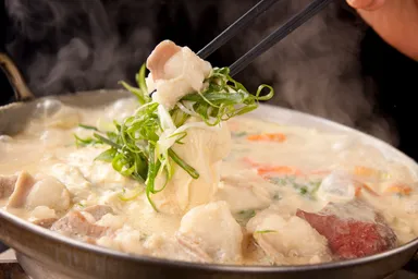 豆乳味噌もつ鍋