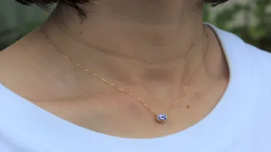 ライラックタンザナイト　ネックレス2