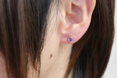 タンザナイト　ピアス2