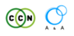 シーシーエヌ株式会社、株式会社エーアンドエーのロゴ