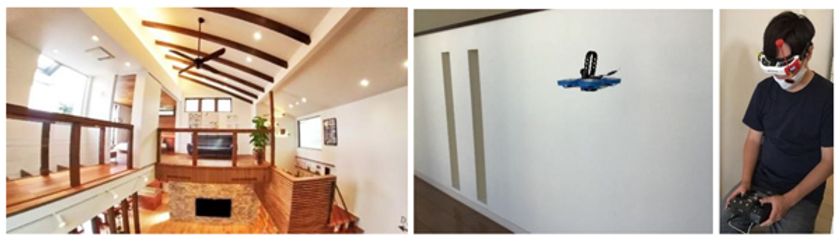 総合住宅展示場では関西初！
ドローンでモデルハウス内を撮影した動画をWEBサイトで公開
～自宅にいながら臨場感のあるモデルハウスの見学が可能となりました～