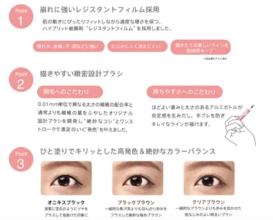 レアナニ プラス インテンスアイライナー特長