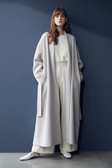 ウールリバーメルトンチェスターガウンコート　N.O.R.C　￥26,500＋tax