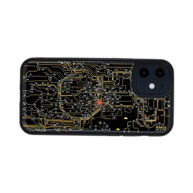東京回路線図　iPhone 12 mini　黒