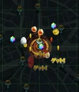 画面イメージ：モンスポットでアイテム獲得