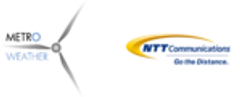 メトロウェザー株式会社　NTTコミュニケーションズ株式会社のロゴ
