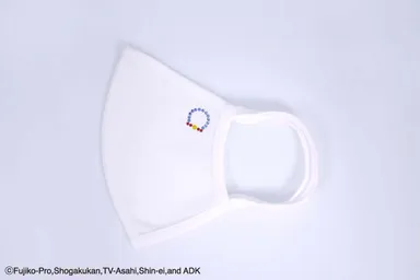 ドラえもん 顔 ラインストーン デコレーションマスク 白