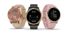 Garminウォッチ 左からvivomove Luxe/VENU/vivoative4