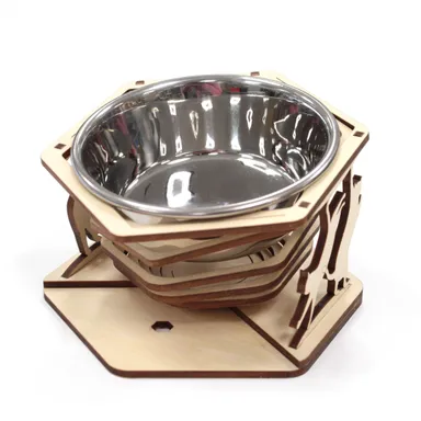猫様用お食事台　ステンレスボウル