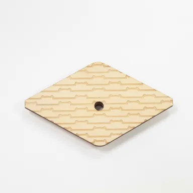 ひし形コーナー　滑り止めバージョンのライン柄