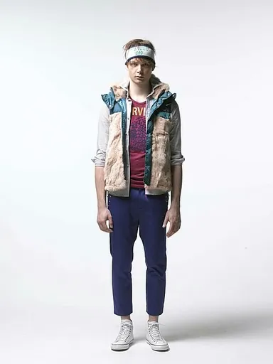 Giacometti ジャコメッティ ラビットファーダウンベスト