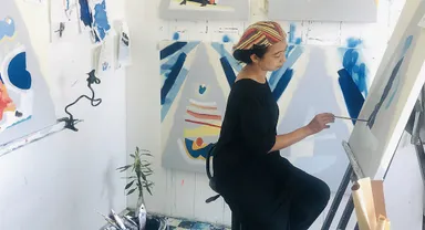 画家　神山麗子