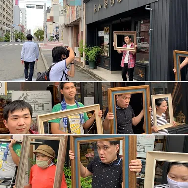 掲載ページ撮影風景