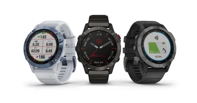 左から「fenix 6S Pro Dual Power」「fenix 6 Pro Dual Power」「fenix 6X Pro Dual Power」