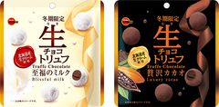 ブルボン、生チョコレートをとじこめた贅沢大粒トリュフチョコレート“生チョコトリュフ”2品を11月17日(火)にリニューアル発売！