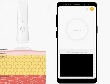 皮下脂肪をスキャンして表示