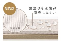 高温でも水滴が蒸発しにくい