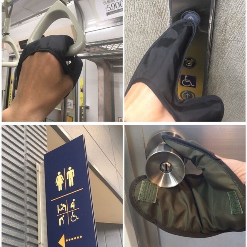 直接触りたくないあなたへ「抗菌グローブ」新発売！
　～吊り革や手すりを直接触りたくない方へ、
非接触アイテムのご提案～