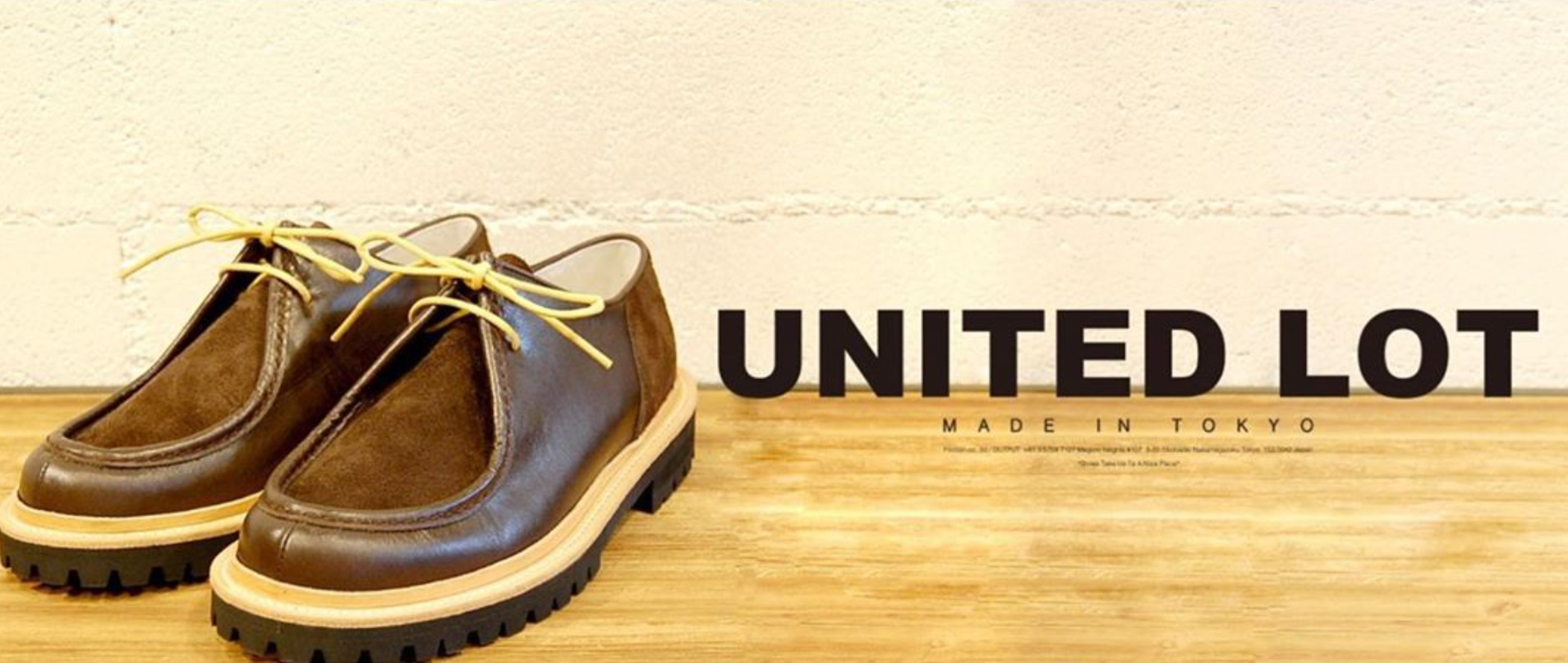 ナチュラルネイビー 新品未使用 UNITED LOT[ユナイテッドロット] シュ