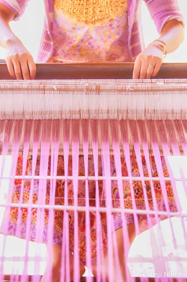 写真集『いのちの樹 The Tree of Life　IKTT 森本喜久男 カンボジア伝統織物の世界』掲載写真