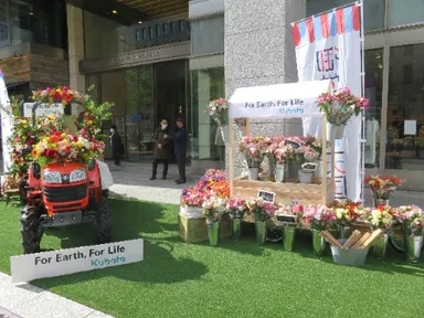 花のフォトブース