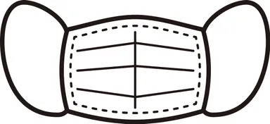 スタッフのマスク着用を義務化